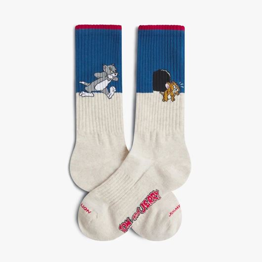 Foto de Calcetines Athletic Tom and Jerry Mouse Door Beige M