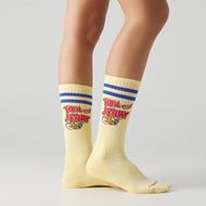 Foto de Calcetines Athletic Tom and Jerry Heads Butter Yellow L