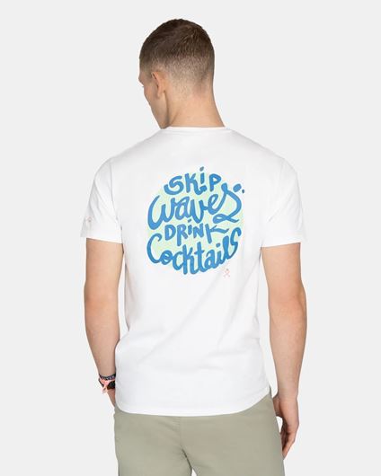 Foto de Camiseta Wave & Sip White