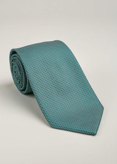 Foto de Corbata microfibra microestampado tonos verdes