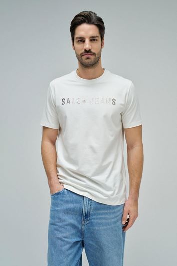 Picture of Camiseta manga corta blanca con logo 