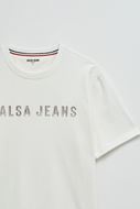 Foto de Camiseta manga corta blanca con logo