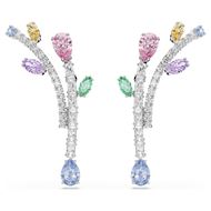 Foto de Pendientes Ariana Grande x Swarovski Tallas mixtas, Multicolores, Baño de rodio