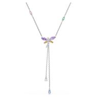 Foto de Collar en Y Ariana Grande x Swarovski Tallas mixtas, Libélula, Multicolor, Baño de rodio