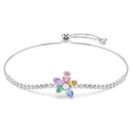 Foto de Pulsera Ariana Grande x Swarovski Tallas mixtas, Flor, Multicolor, Baño de rodio