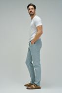 Foto de Pantalón Jogger en Lino azul