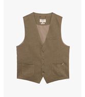 Foto de Chaleco vestir lino 100% camel