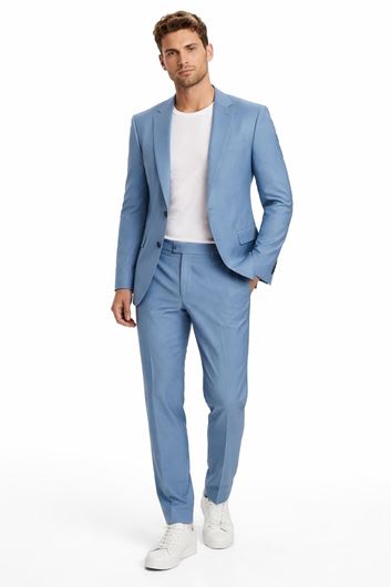 Foto de Traje slim fit color azulón
