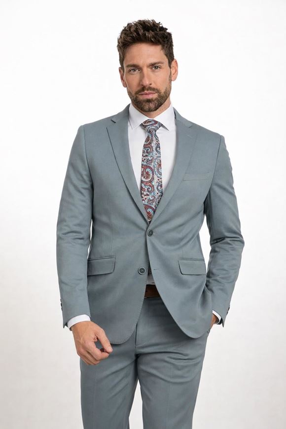 Foto de Traje extra slim fit verde agua