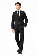 Foto de Traje slim fit sport tejido tecnico negro