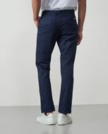 Foto de Pantalón sport extra slim en twill de algodón elástico color azul marino