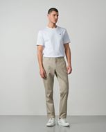 Foto de Pantalón sport extra slim en twill de algodón elástico color beige