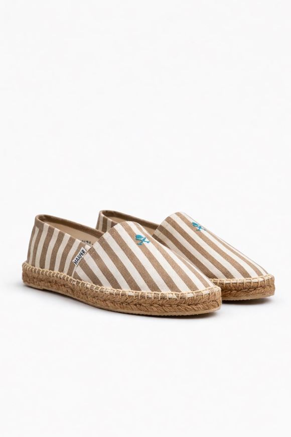 Foto de Alpargata Harper And Neyer a rayas camel