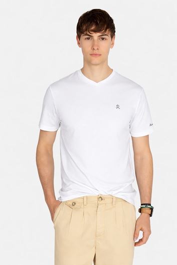 Foto de Camiseta Icon V neck blanco