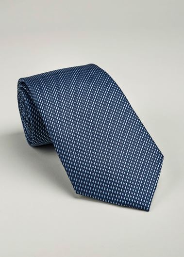 Foto de Corbata de microfibra azul marino