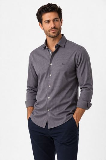 Foto de Camisa Fly microestampado estrellas gris antracita