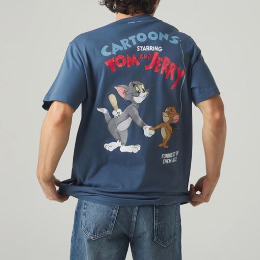 Foto de Camiseta Tom and Jerry Cartoon blue