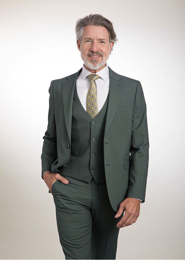 Foto de Chaleco corte recto verde medio