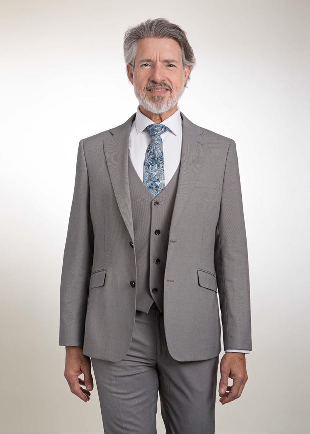 Foto de Chaleco corte recto gris medio