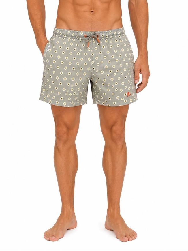 Foto de Bañador estampado étnico verde musgo