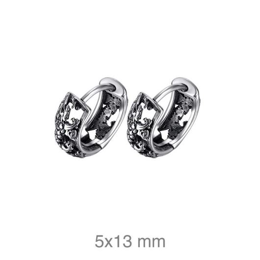 Foto de Pendientes criollas de acero 13mm