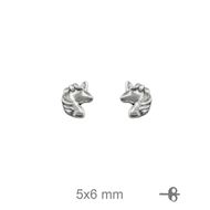 Foto de Pendientes unicornios de plata