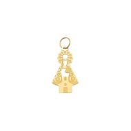 Foto de Colgante Virgen de Loreto de Xàbia 15mm en Oro Amarillo 18kt
