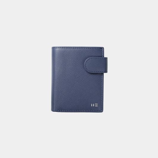 Picture of Cartera La Palma con tarjetero en piel de vacuno azul