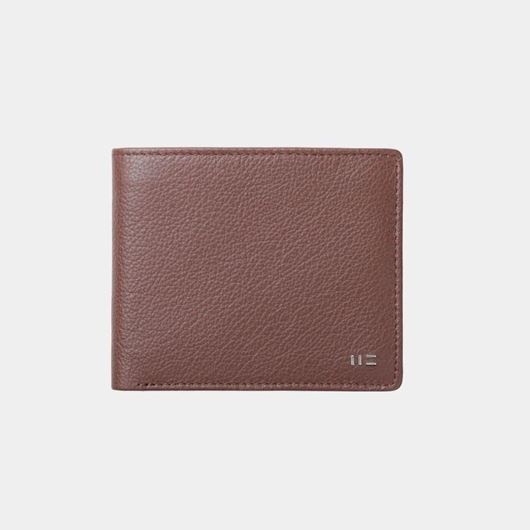 Picture of Cartera La Palma en piel de vacuno marrón y teja