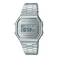 Foto de Reloj unisex retro Casio digital acero plateado