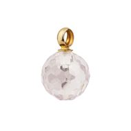 Foto de Colgante bola facetada 8mm con anilla de oro amarillo 18kt