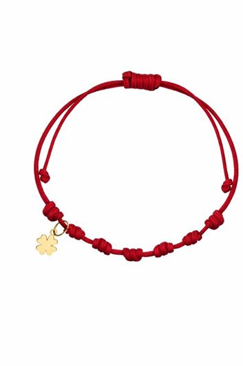 Picture of Pulsera 7 nudos Trébol en oro amarillo 18kt