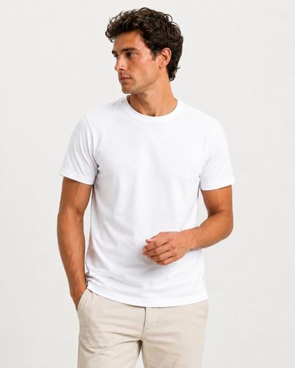 Foto de Camiseta blanca extra suave