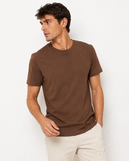 Foto de Camiseta marrón extra suave