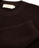Foto de Jersey de punto grueso color cafe