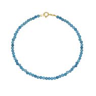 Foto de Pulsera Chic Howlitas turquesas en oro amarillo 18kt  18cm