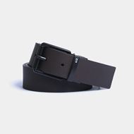 Foto de Cinturón sport grabado reversible piel marrón/negro