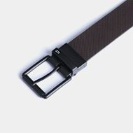 Foto de Cinturón sport grabado reversible piel marrón/negro