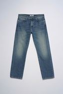 Foto de Vaquero Straight Fit cierre con cremallera y botón azul lavado