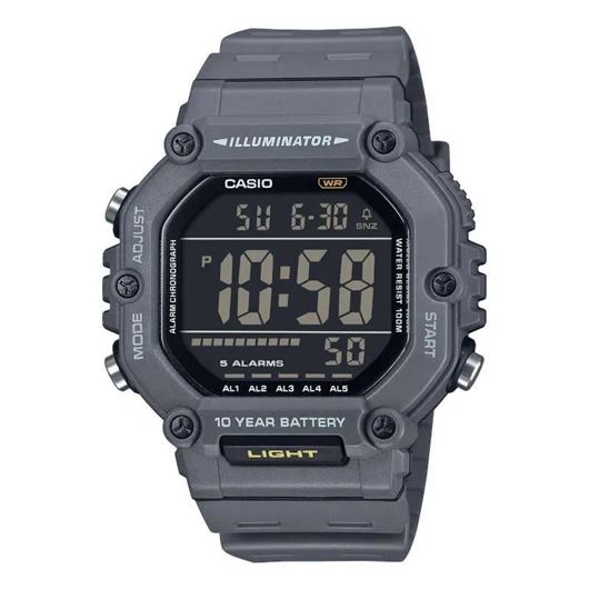 Foto de Reloj Casio digital 10 years battery gris