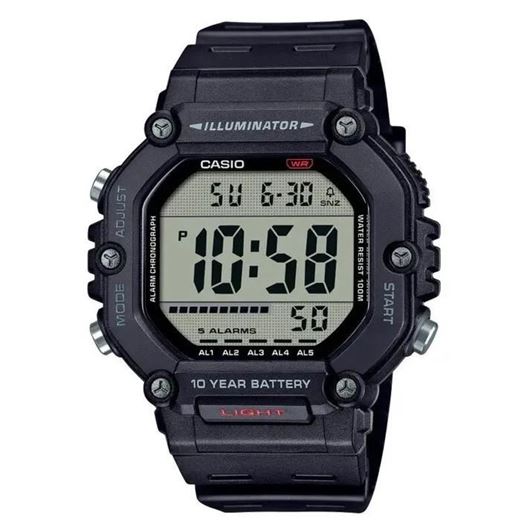 Foto de Reloj Casio digital 10 years battery negro