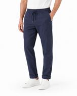 Foto de Pantalón Casual con estampado espiga azul marino
