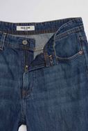 Foto de Pantalones vaqueros Relaxed Fit cierre cremallera y botón azul