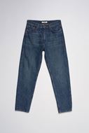 Foto de Pantalones vaqueros Relaxed Fit cierre cremallera y botón azul