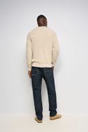 Foto de Jersey de punto cuello en V beige