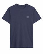 Foto de Camiseta con logo en relieve azul marino