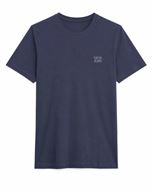 Foto de Camiseta con logo en relieve azul marino