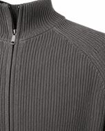 Foto de Jersey con cremallera y bolsillos en punto gris