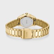 Foto de Caja de regalo Féroce Mini Reloj Acero, Negro y Pulsera de Cadena, Color Oro