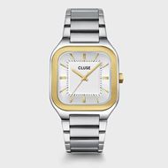 Foto de Reloj Quadrus de acero, plata, bicolor